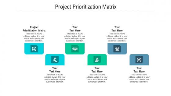 Project prioritization matrix ppt powerpoint presentation pictures information cpb