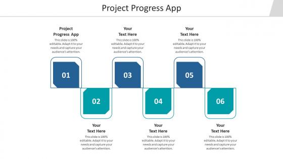Project progress app ppt powerpoint presentation infographic template background designs cpb