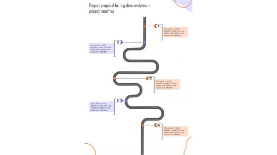 Project Proposal For Big Data Analytics Project Roadmap One Pager Sample Example Document