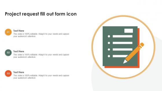 Project Request Fill Out Form Icon