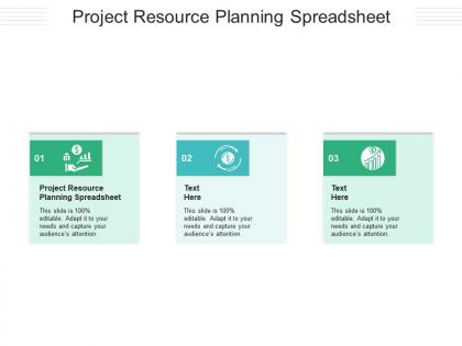 Project resource planning spreadsheet ppt powerpoint presentation infographic template graphics download cpb