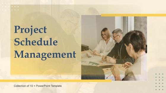 Project Schedule Management Powerpoint Ppt Template Bundles