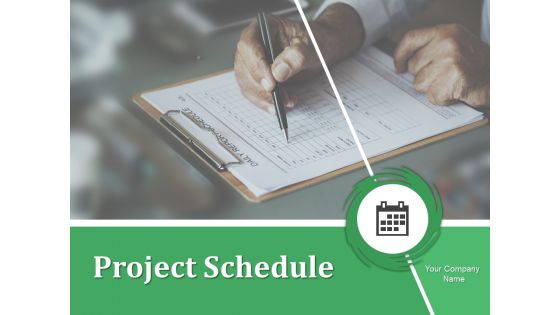 Project Schedule Powerpoint Presentation Slides
