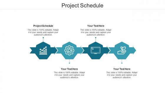 Project schedule ppt powerpoint presentation file deck cpb