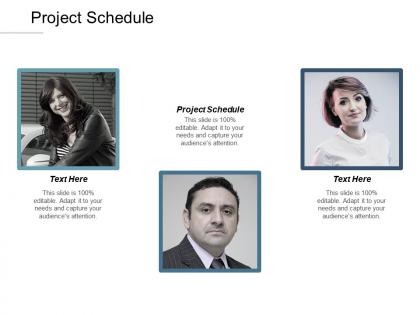Project schedule ppt powerpoint presentation ideas objects cpb