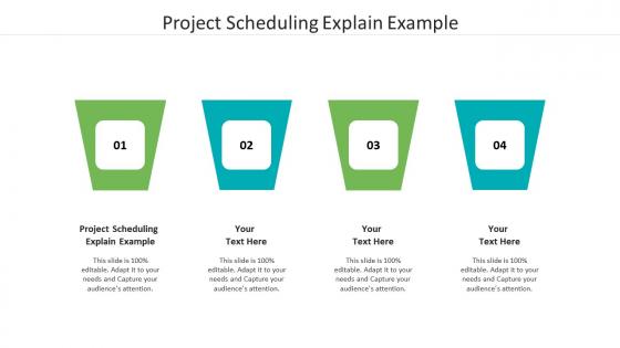 Project scheduling explain example ppt powerpoint presentation show deck cpb