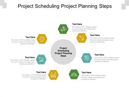 Project scheduling project planning steps ppt powerpoint presentation summary icons cpb
