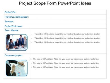 Project Scoping Powerpoint - SlideTeam
