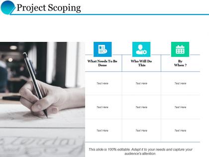 Project scoping calendar ppt powerpoint presentation inspiration design inspiration