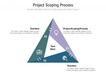 Project scoping process ppt powerpoint presentation icon show cpb