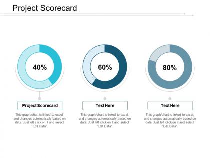 Project scorecard ppt powerpoint presentation portfolio brochure cpb