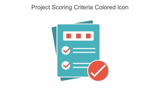 Project Scoring Criteria Colored Icon In Powerpoint Pptx Png And Editable Eps Format