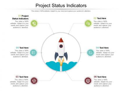 Project status indicators ppt powerpoint presentation ideas cpb