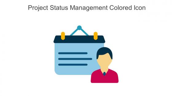 Project Status Management Colored Icon In Powerpoint Pptx Png And Editable Eps Format
