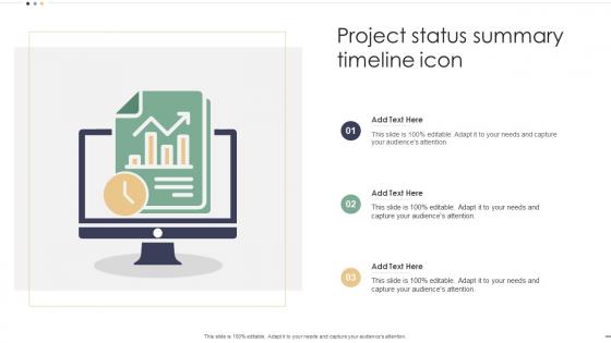 Project Status Summary Timeline Icon