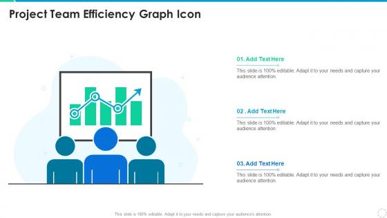 Project Team Efficiency Graph Icon