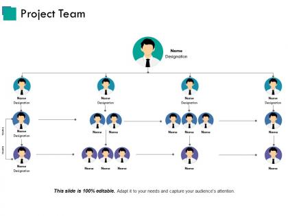 Project team presentation visual aids