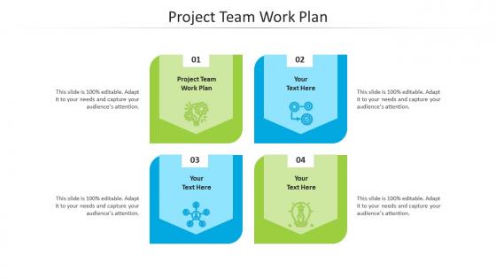 Project team work plan ppt powerpoint presentation summary shapes cpb