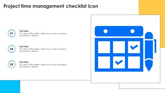 Project Time Management Checklist Icon