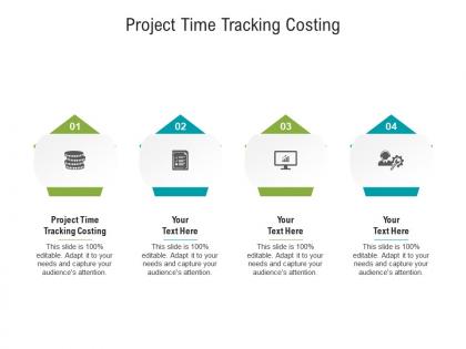 Project time tracking costing ppt powerpoint presentation professional microsoft cpb