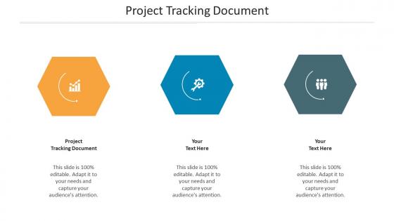Project tracking document ppt powerpoint presentation portfolio graphics template cpb