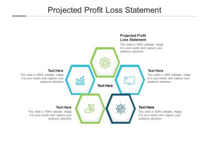 Projected profit loss statement ppt powerpoint presentation pictures graphics cpb