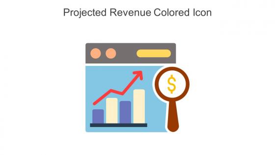 Projected Revenue Colored Icon In Powerpoint Pptx Png And Editable Eps Format