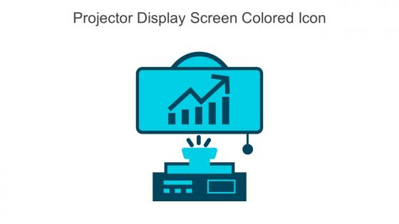 Projector Display Screen Colored Icon In Powerpoint Pptx Png And Editable Eps Format
