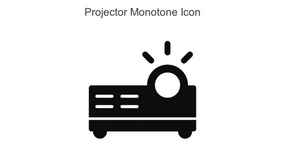 Projector Monotone Icon In Powerpoint Pptx Png And Editable Eps Format