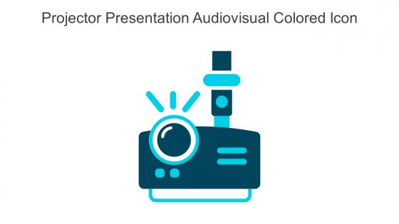 Projector Presentation Audiovisual Colored Icon In Powerpoint Pptx Png And Editable Eps Format