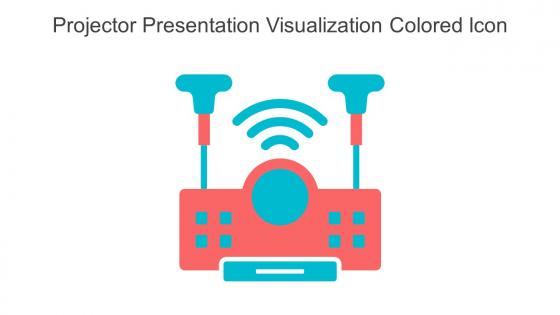Projector Presentation Visualization Colored Icon In Powerpoint Pptx Png And Editable Eps Format