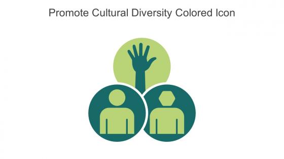 Promote Cultural Diversity Colored Icon In Powerpoint Pptx Png And Editable Eps Format