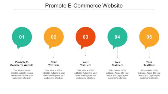 Promote e commerce website ppt powerpoint presentation portfolio show cpb