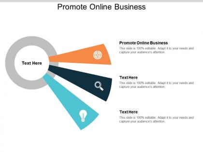 Promote online business ppt powerpoint presentation styles files cpb