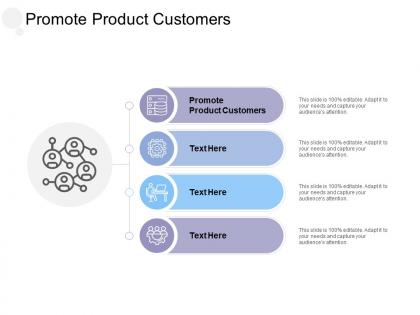 Promote product customers ppt powerpoint presentation portfolio ideas cpb