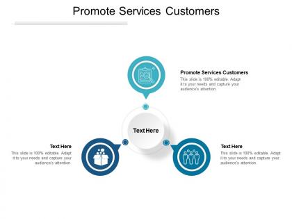 Promote services customers ppt powerpoint presentation slides cpb