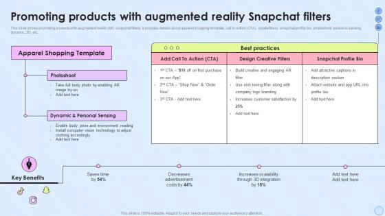 Promoting Products With Augmented Reality Snapchat Filters Building Marketing Strategies