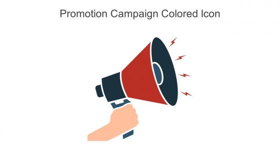 Promotion Campaign Colored Icon In Powerpoint Pptx Png And Editable Eps Format