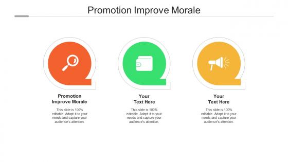Promotion improve morale ppt powerpoint presentation guide cpb