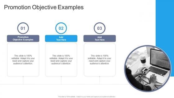 Promotion Objective Examples In Powerpoint And Google Slides Cpb