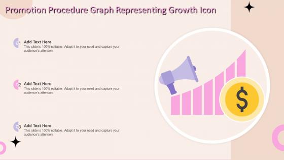 Promotion Procedure Graph Representing Growth Icon