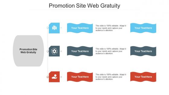Promotion site web gratuity ppt powerpoint presentation icon master slide cpb