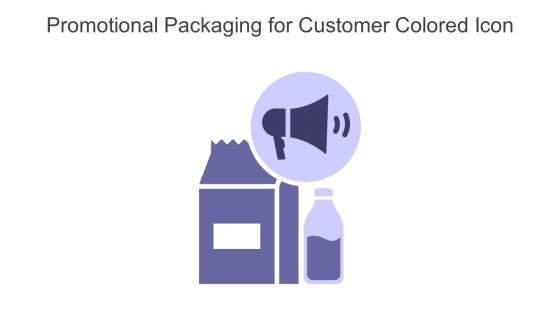 Promotional Packaging For Customer Colored Icon In Powerpoint Pptx Png And Editable Eps Format