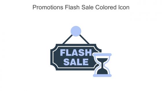 Promotions Flash Sale Colored Icon In Powerpoint Pptx Png And Editable Eps Format