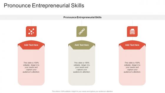 Pronounce Entrepreneurial Skills In Powerpoint And Google Slides Cpb