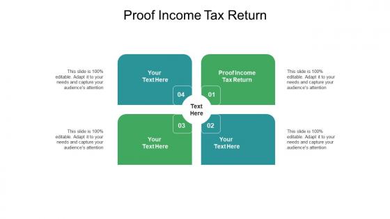Proof income tax return ppt powerpoint presentation gallery ideas cpb