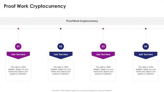 Proof Work Cryptocurrency In Powerpoint And Google Slides Cpb
