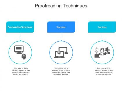 Proofreading techniques ppt powerpoint presentation styles mockup cpb