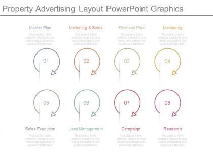 Property advertising layout powerpoint graphics