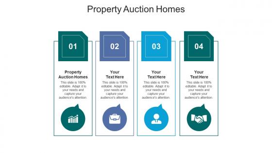 Property auction homes ppt powerpoint presentation portfolio ideas cpb